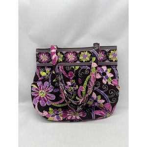 Vera Bradley Shoulder Morgan Purse in Purple Punch ***Retired***